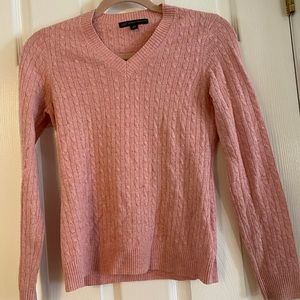 Brooks Brothers lambs wool cabled sweater